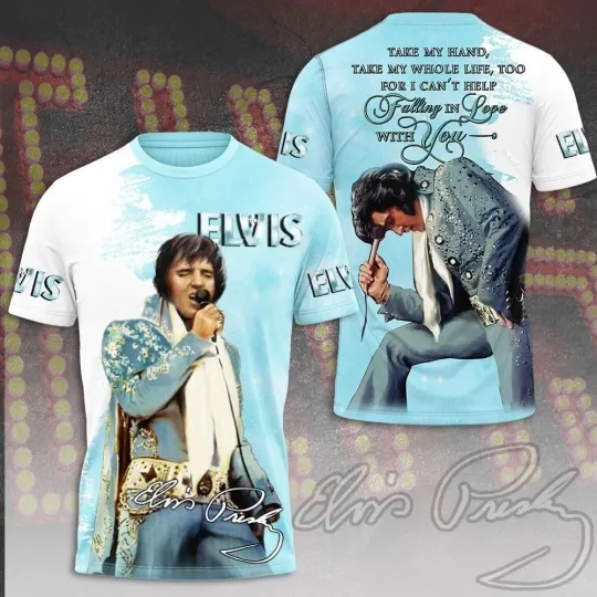 Discover Elvis Presley 3D Gift For Fans Unisex Shirt