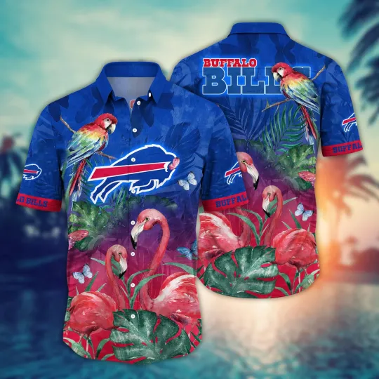 Discover Buffalo Football Fresh Mowed Lawns Aloha Hawaiian Shirt