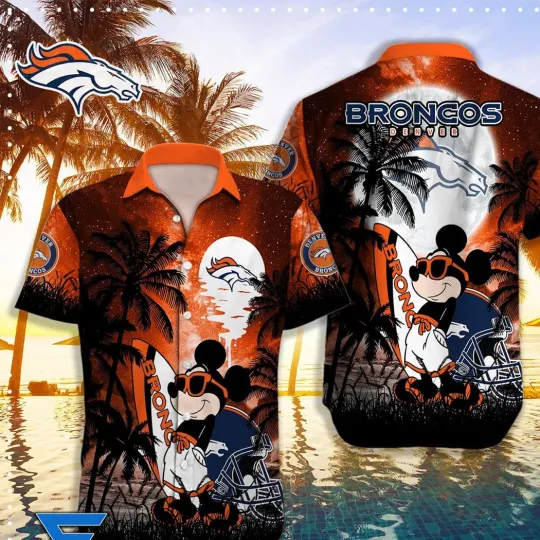 Discover Denver Football X Mickey Hawaiian Shirt