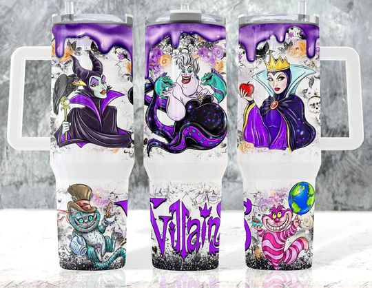 Discover Villains Cartoon 40 oz Tumbler