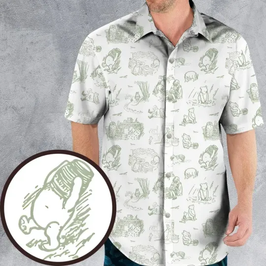 Discover Classic Pooh and Friends Hawaiian Shirt, Unisex Adults