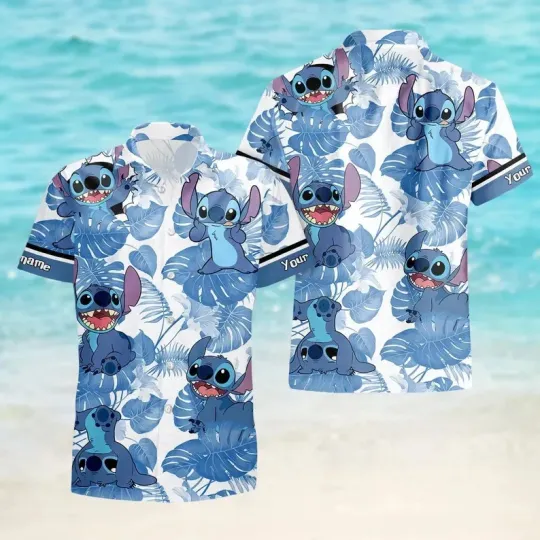 Discover Personalized Disney Lilo And Stitch Ohana Family Hawaiian Shirt