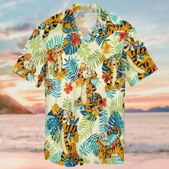 Discover Disney Winnie The Pooh Tigger Hawaiian Shirt