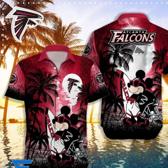 Discover Atlanta Football X Mickey Hawaiian Shirt