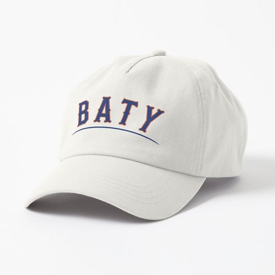 Discover Brett Baty New York Mets Baseball Font Cap