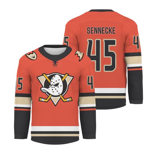 Beckett Sennecke Anaheim Ducks Jersey Home