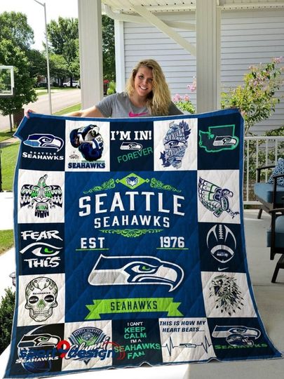 Seattle Seahawks Blanket, Gift For Fans