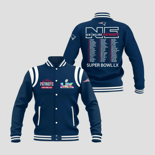 2025 NE Patriots AFC Champions Super Bowl LX Jacket