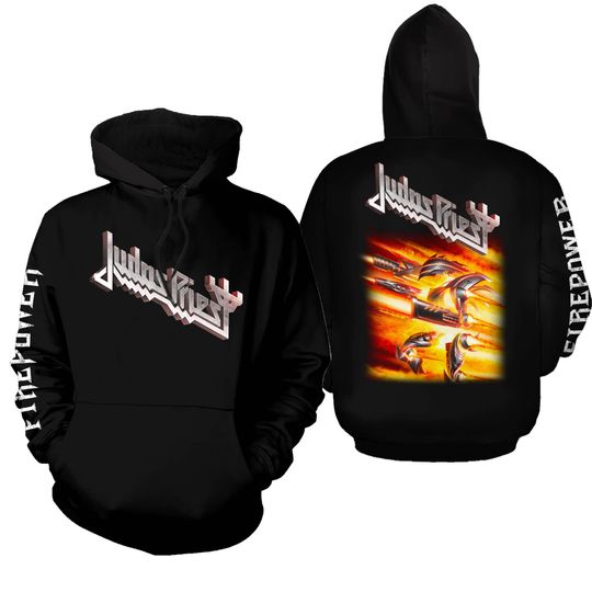 Judas Priest 'Firepower' Black Hoodie