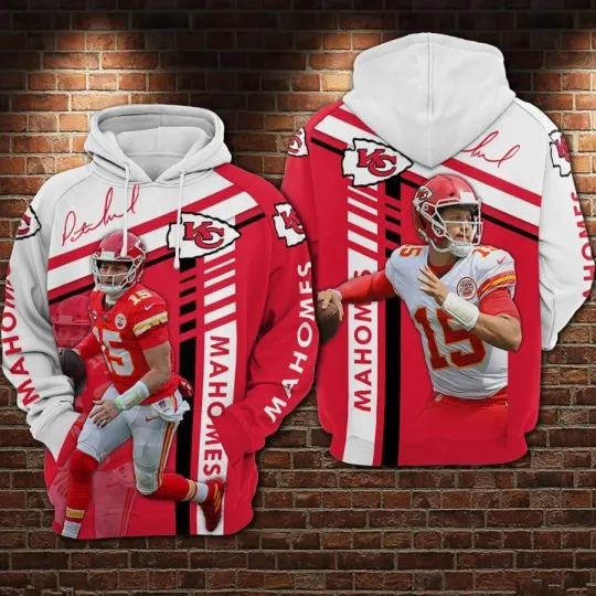 Kansas City Chiefs Patrick Mahomes 3D Hoodie