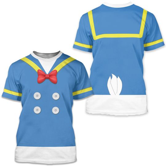 Donald Duck Men's 3D T-Shirt Halloween Cosplay Running Character