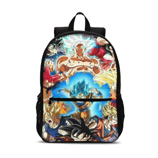 Master Roshi Son Goku Cartoon Backpack Cute for Boys Girls School Travel