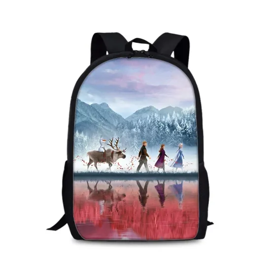 Discover Elsa and Anna Cartoon Backpack Cute for Boys Girls School Travel