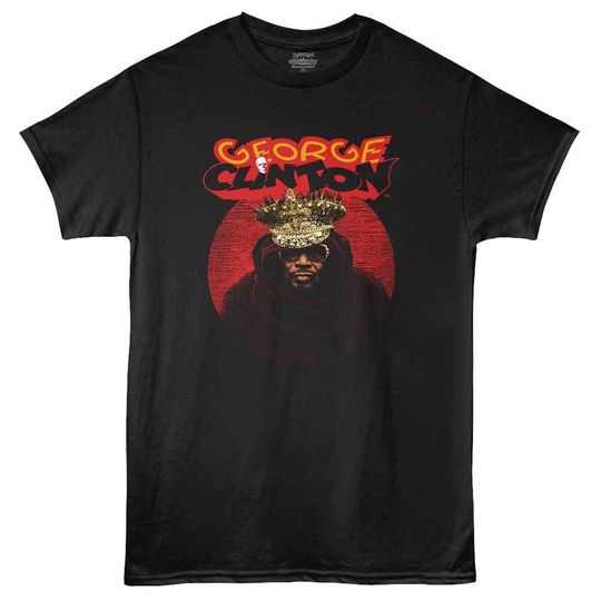 Discover George Clinton Crown Black T-Shirt