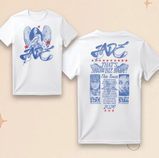 Discover Jade That’s Showbiz Baby The Tour 2026 T-Shirt
