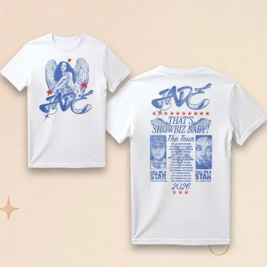 Discover Jade That's Showbiz Baby The Tour 2026 T-Shirt