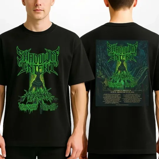 Discover Shadow Of Intent Imperium Delirium North American Tour 2026 T-Shirt
