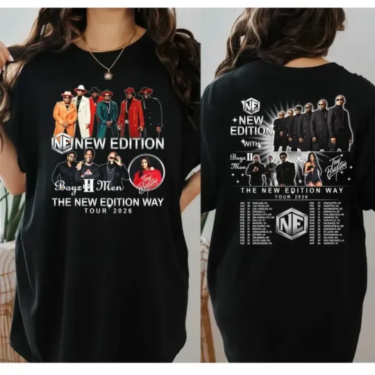 The New Edition Way Tour 2026 Concert T-Shirt