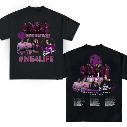 Discover New Ediitiion Way Tour 2026 Shirt,NE Shirt, R&B Music Fans, Tour Date 2026 Shirt