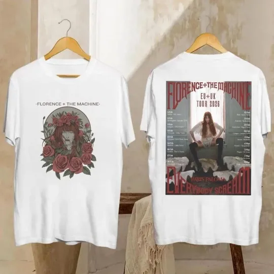 Florence and The Machine Tour 2026 US T Shirt