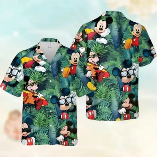 Discover Disney Mickey Mouse Funny Tropical Hawaiian Shirt