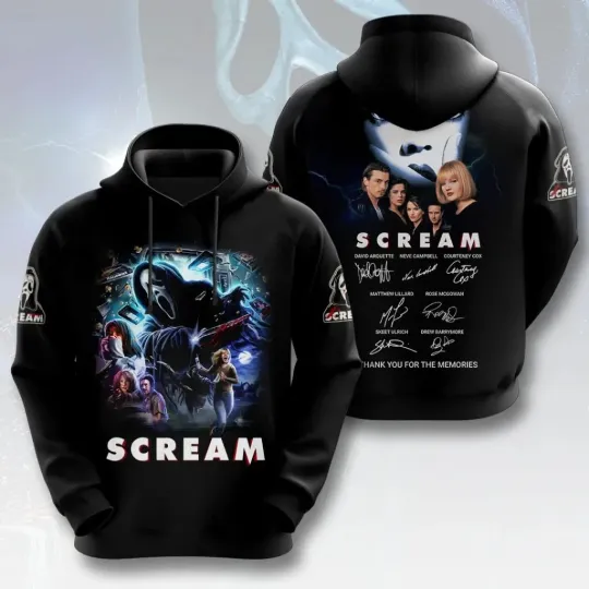 Discover Scream 30th Anniversary 3D Apparel Hoodie