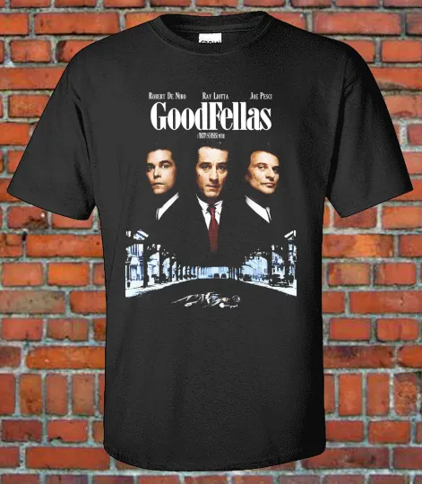 GoodFellas 90s Style Movie Cover T-Shirt Mob Mafia Classic