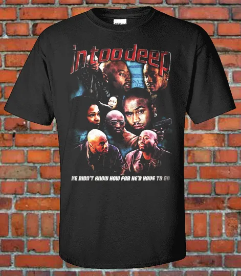 Discover In Too Deep 90s Bootleg Style Graphic T-Shirt