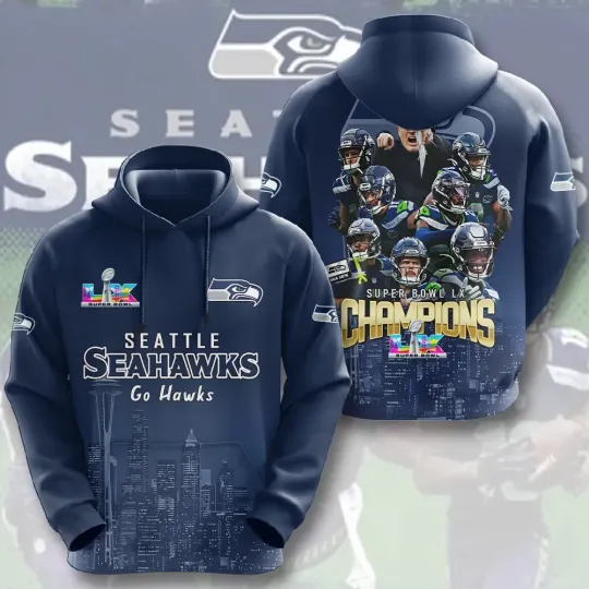 Discover Seahawks 3D Apparel