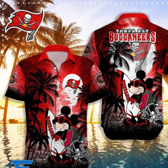 Discover Tampa Bay Football X Mickey Hawaiian Shirt