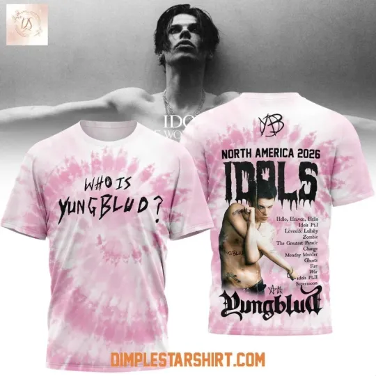 Yungblud North America 2026 Idols 3D Printed T-Shirt