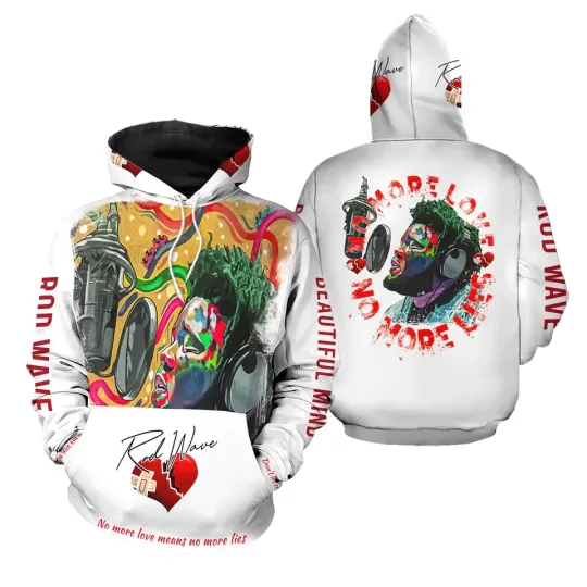 Rod Wave 3D hoodie