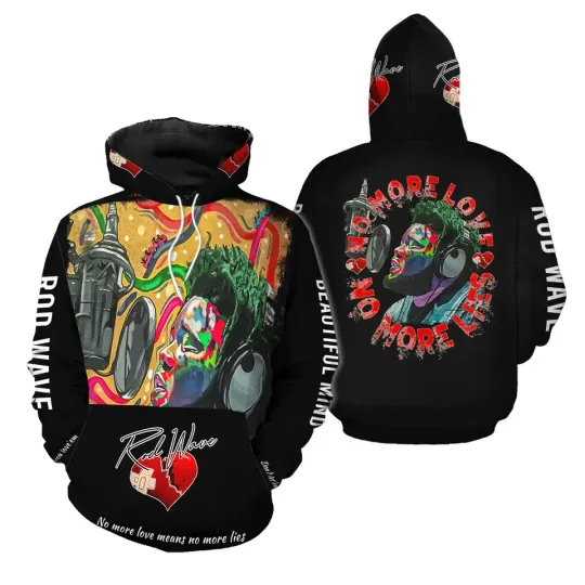 Rod Wave 3D hoodie