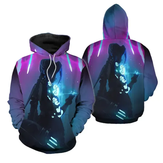 League Of Legend Arcane 3D Printed Hoodie