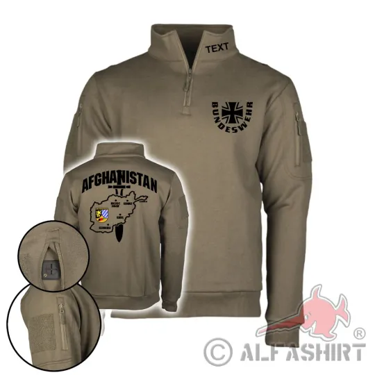 Discover Tactical Sweatshirt 16 GER EinsKtgt ISAF Name Bundeswehr Mission #37348