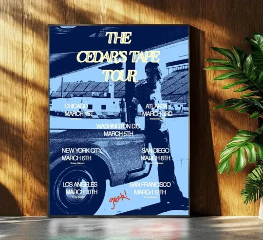 Discover Greek The Cedars Tape Tour 2026 Poster