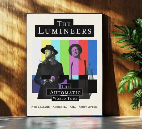 Discover 2026 The Lumineers The Automatic World Tour New Zealand Australia Asia Poster