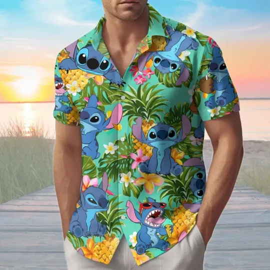 Discover Disney Lilo And Stitch Vacation Aloha Hawaiian Shirt