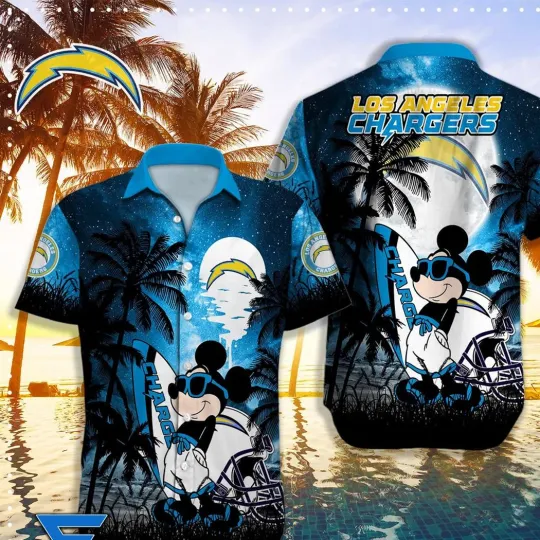 Discover Los Angeles Football X Mickey Hawaiian Shirt