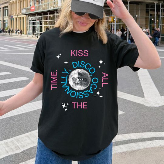 Kiss Disco Ball Shirt | Retro Style Graphic Tee