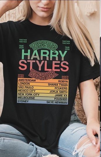 Discover Together Together Tour 2026 T-Shirt - Music Lover Concert Souvenir - Unisex Kids Tee