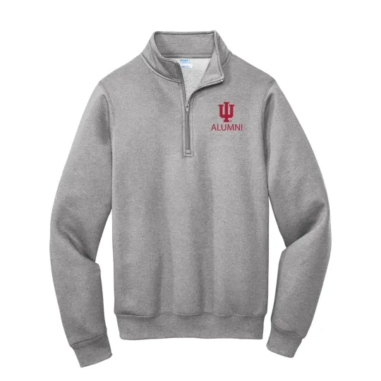 Indiana Hoosiers Primary Logo  Zip Sweatshirt