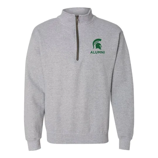 Michigan State Spartans Zip Neck Sweatshirt