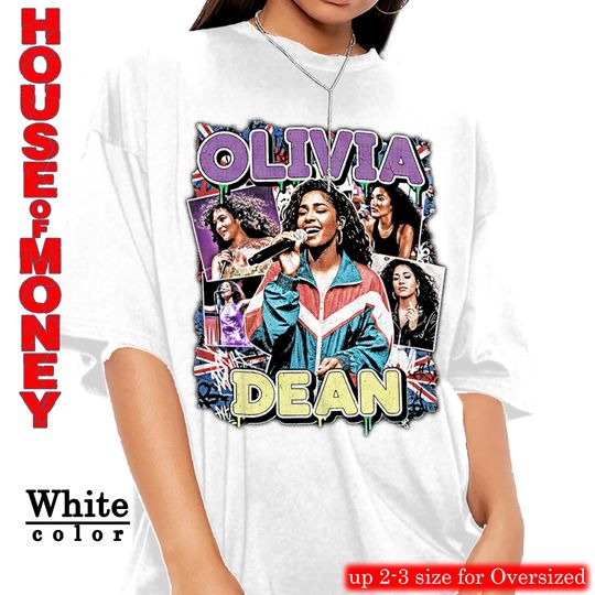 Discover Olivia Dean T-Shirt | Musician Portrait Tee