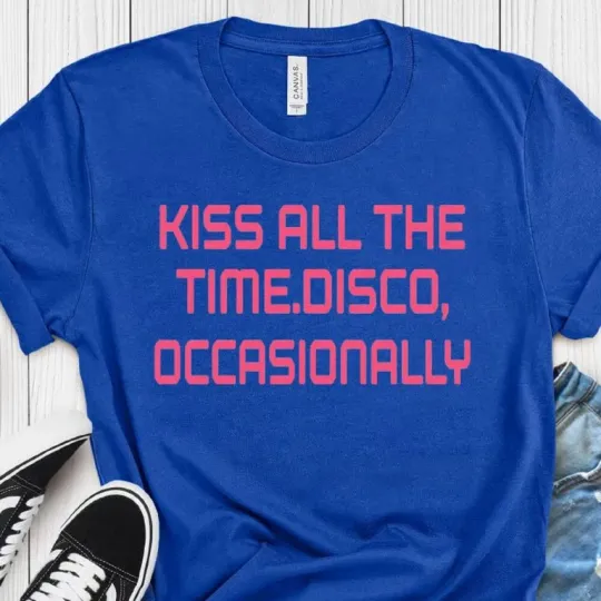 Discover Kiss All The Time Disco Occasionally T-Shirt