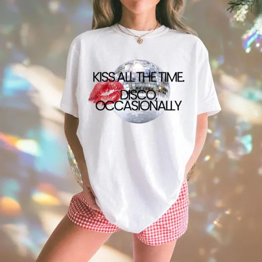 Discover Kiss All The Time Disco Occasionally T-Shirt