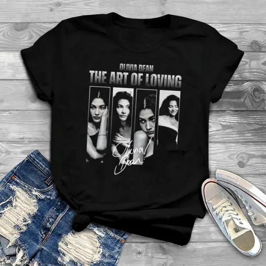 Discover Olivia Dean Merch The Art of Loving T-shirts All size shirt Gift family B2443