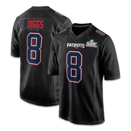 Discover Men's Stefon Diggs Patriotss B.owl LX 2026  All stitched Jersey