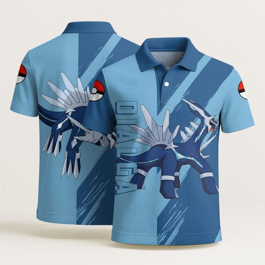 Discover Chronolord Polo Shirt, Legendary Dragon Aloha Polo, Funny Summer Beach Shirt, Vintage Tropical Polo, Kawaii Shirt Gift