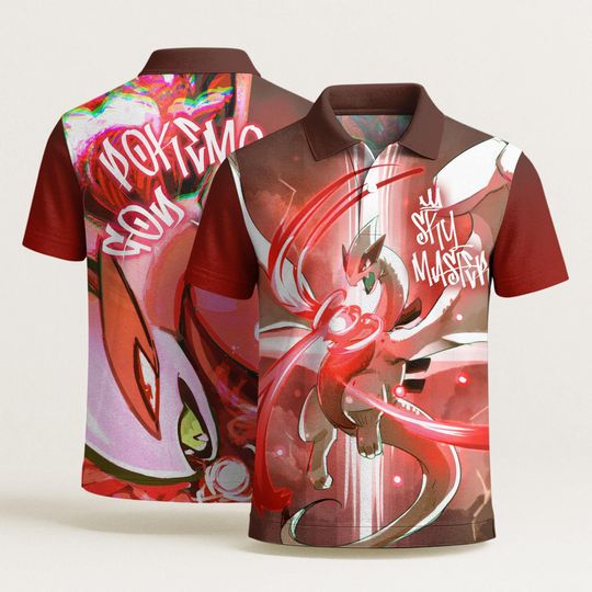 Discover Warden Polo Shirt, Legendary Bird Polo, Graffiti Tropical Polo Shirt, Cool Summer Beach Shirt, Vintage Aloha Polo, Warden Shirt Gifts